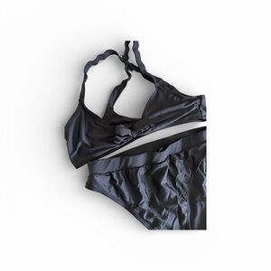 Nasty Gal Black Bikini Set